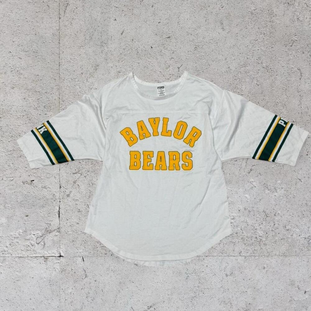 Victoria’s Secret PINK x 5th & Ocean Baylor Bears graphic tee, size medium.